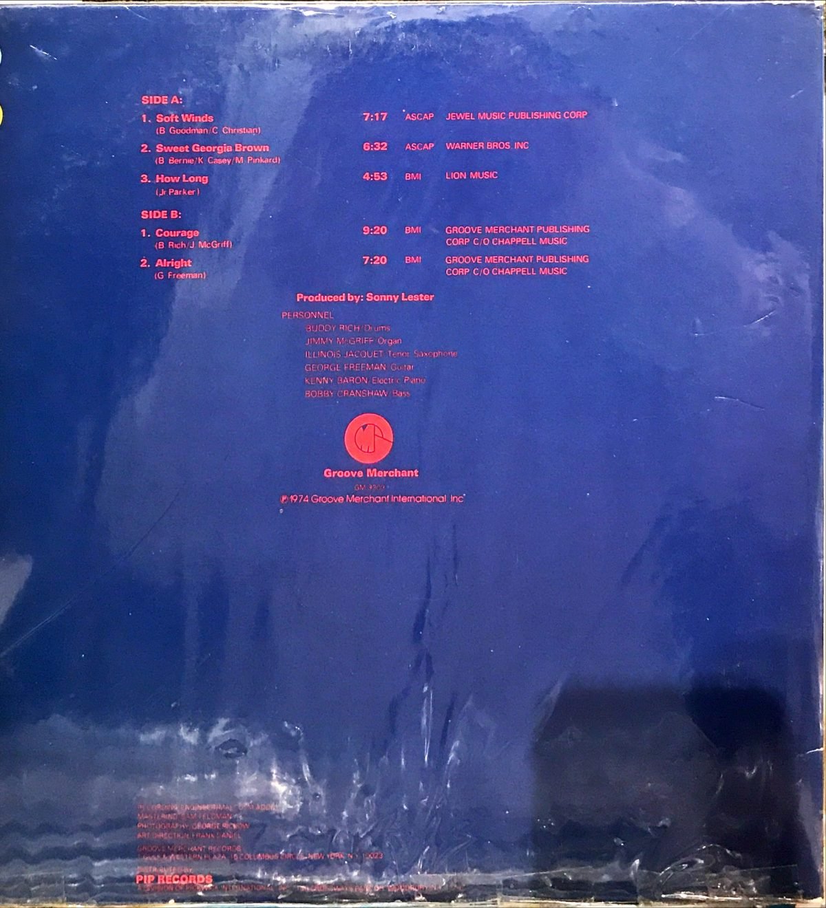 Buddy Rich ‎– The Last Blues Album Volume 1 LP Plak - Görsel 2