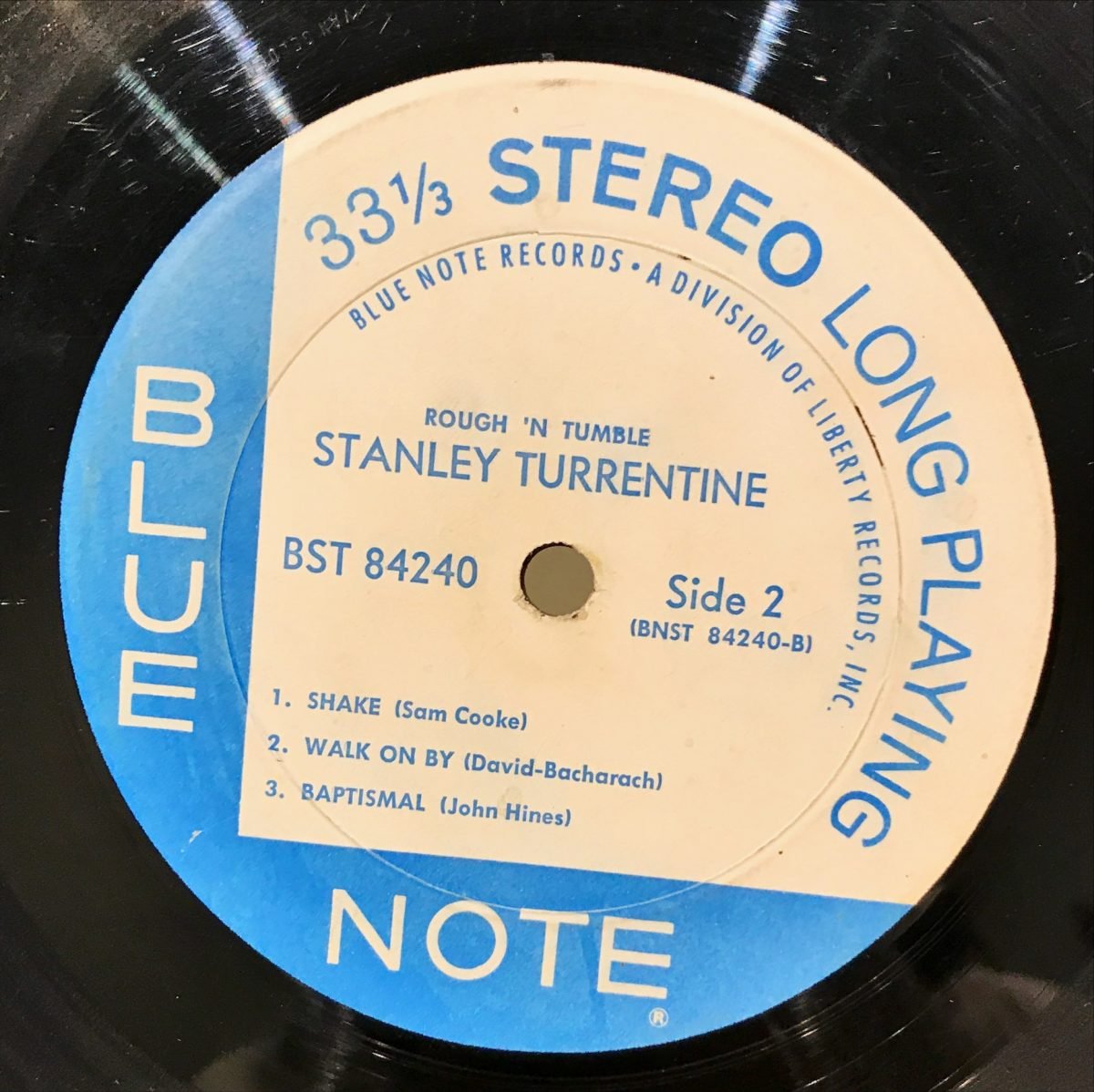 Stanley Turrentine ‎– Rough 'N Tumble LP Plak - Görsel 3