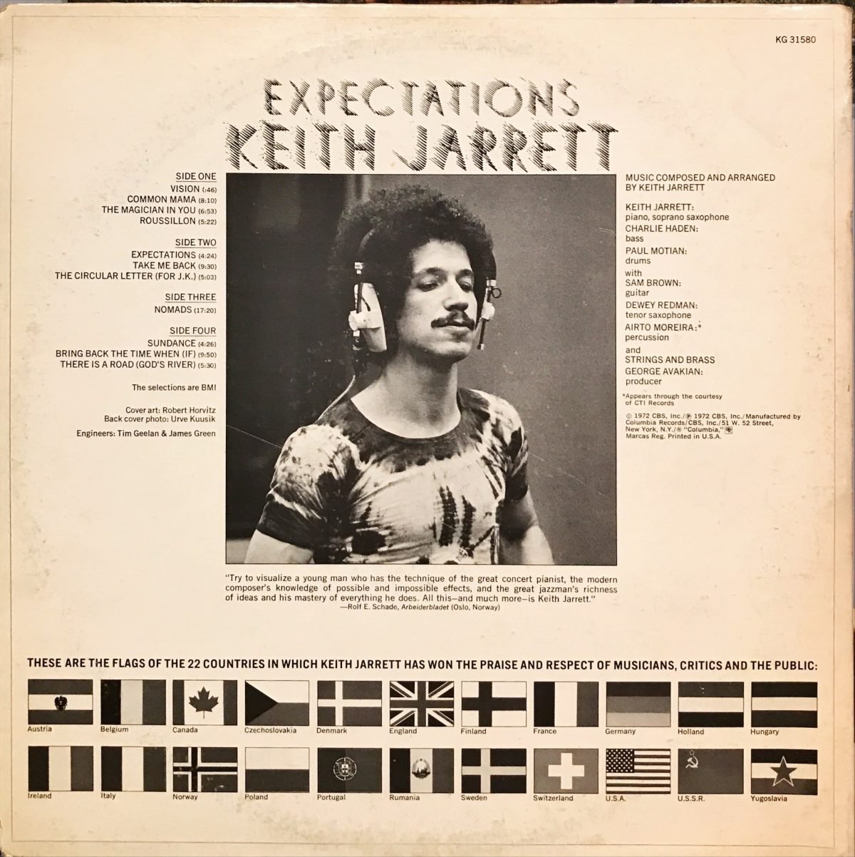 Keith Jarrett ‎– Expectations 2xLP Plak - Görsel 2