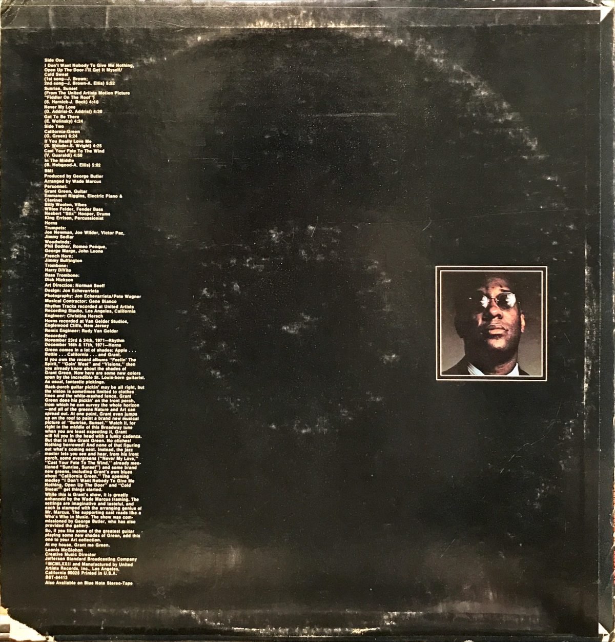 Grant Green ‎– Shades Of Green LP Plak - Görsel 2