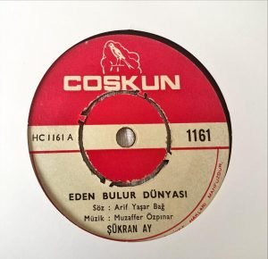 Şükran Ay ‎– Eden Bulur Dünyası / Kalbimi Kaybettim 45'lik Plak - Görsel 3