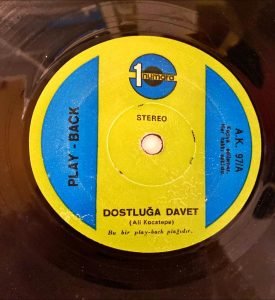 Play-Back - Dostluğa Davet 45'lik Plak - Görsel 3