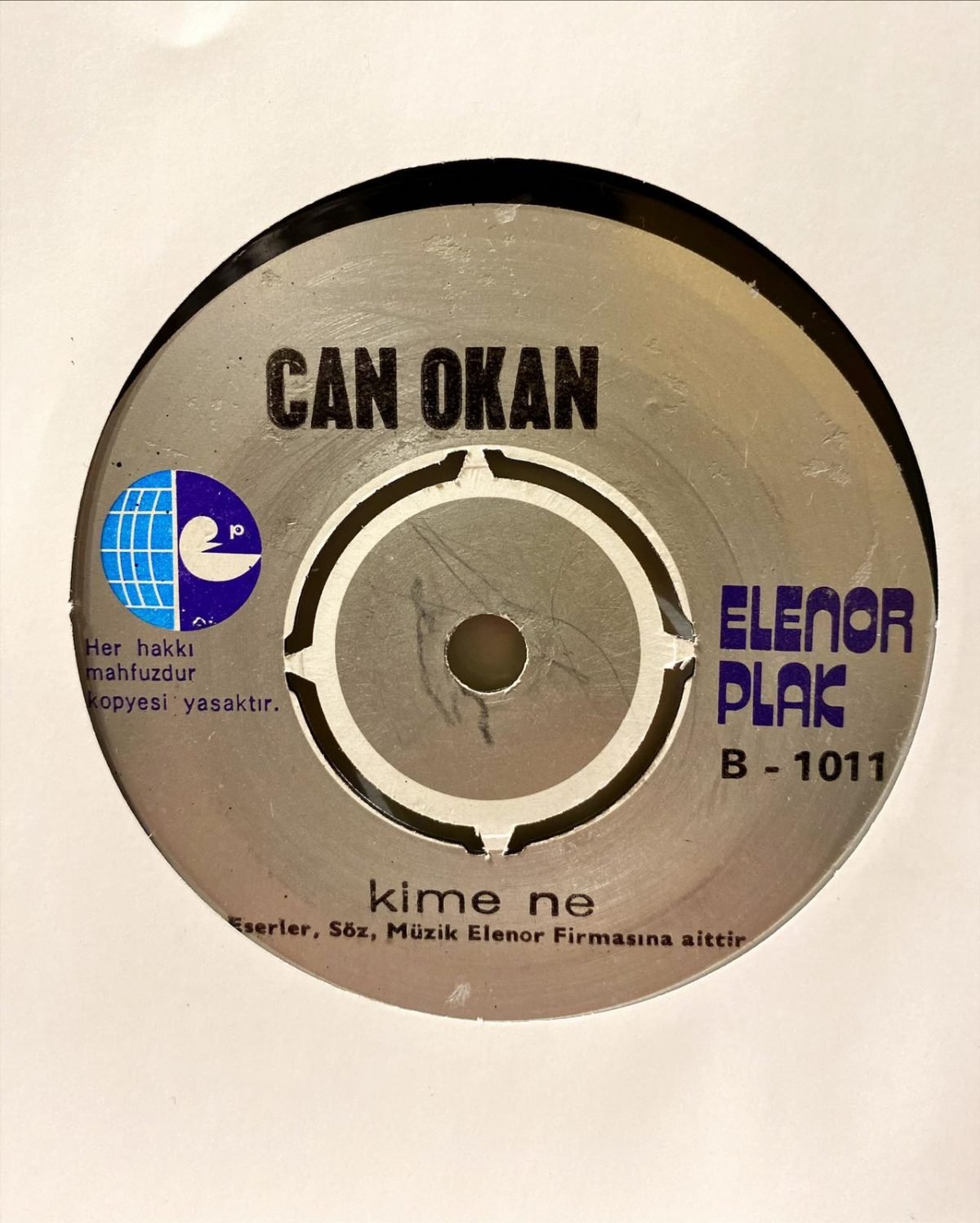Can Okan ‎– Olanlar Bana Oldu / Kime Ne 45'lik Plak - Görsel 3