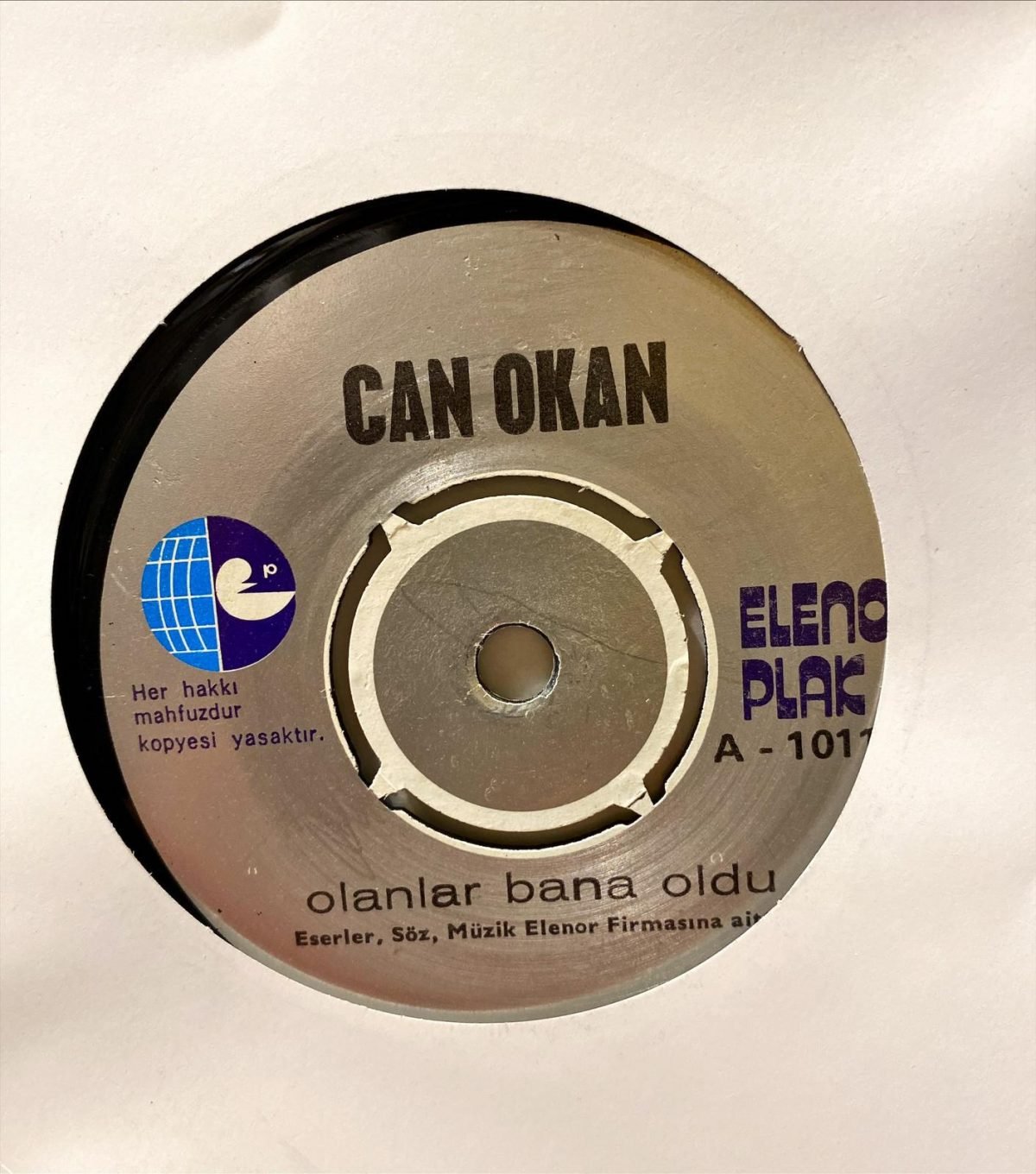 Can Okan ‎– Olanlar Bana Oldu / Kime Ne 45'lik Plak - Görsel 4