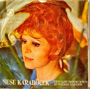 Neşe Karaböcek ‎– Dertler Benim Olsun / At Kadehi Elinden 45'lik Plak - Görsel 2