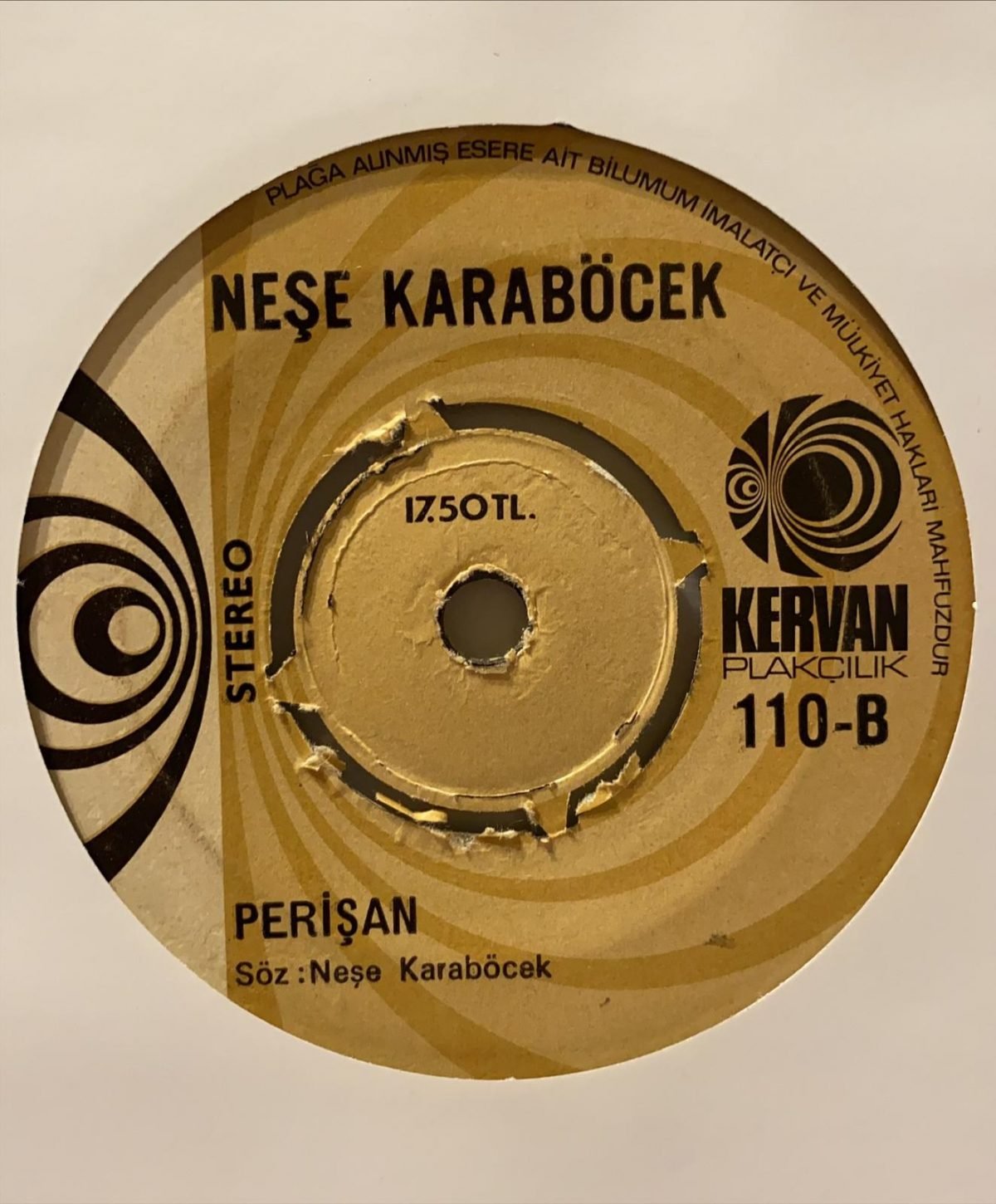 Neşe Karaböcek ‎– Batsın Bu Dünya / Perişan 45'lik Plak - Görsel 3