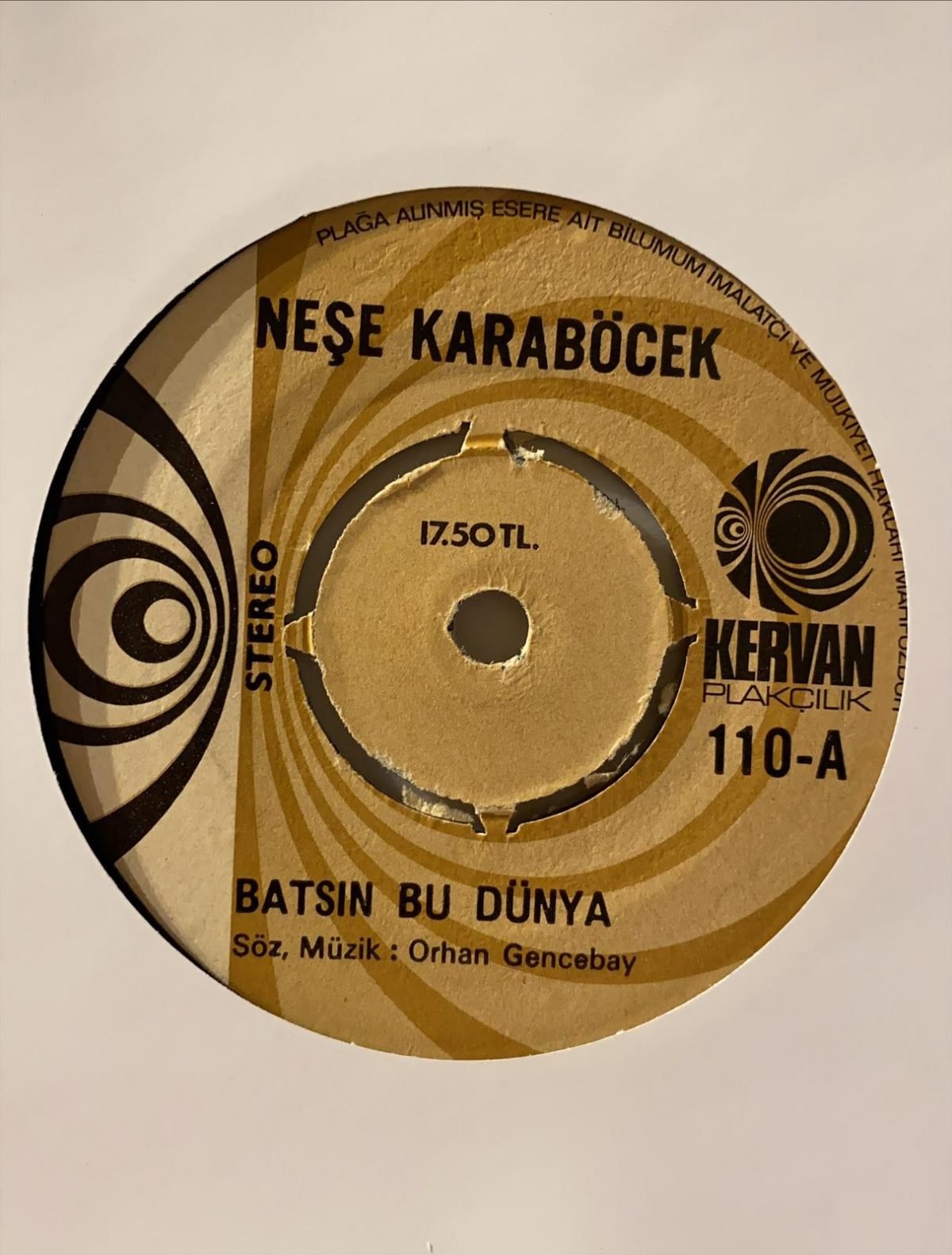 Neşe Karaböcek ‎– Batsın Bu Dünya / Perişan 45'lik Plak - Görsel 4