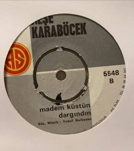 Neşe Karaböcek ‎– Yorgun Gönüller / Madem Küstün Dargındın 45'lik Plak - Görsel 2