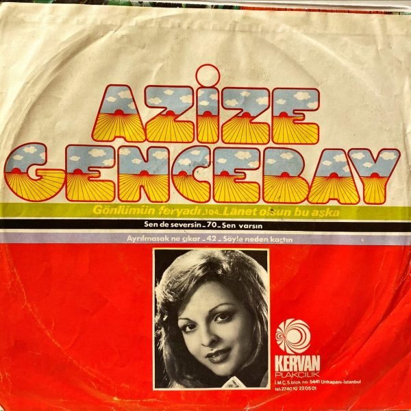 Azize Gencebay - Gönlümün Feryadı 45'lik Plak