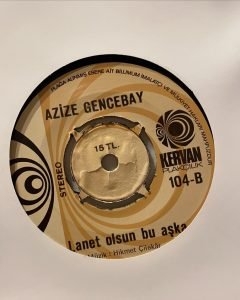 Azize Gencebay - Gönlümün Feryadı 45'lik Plak - Görsel 4