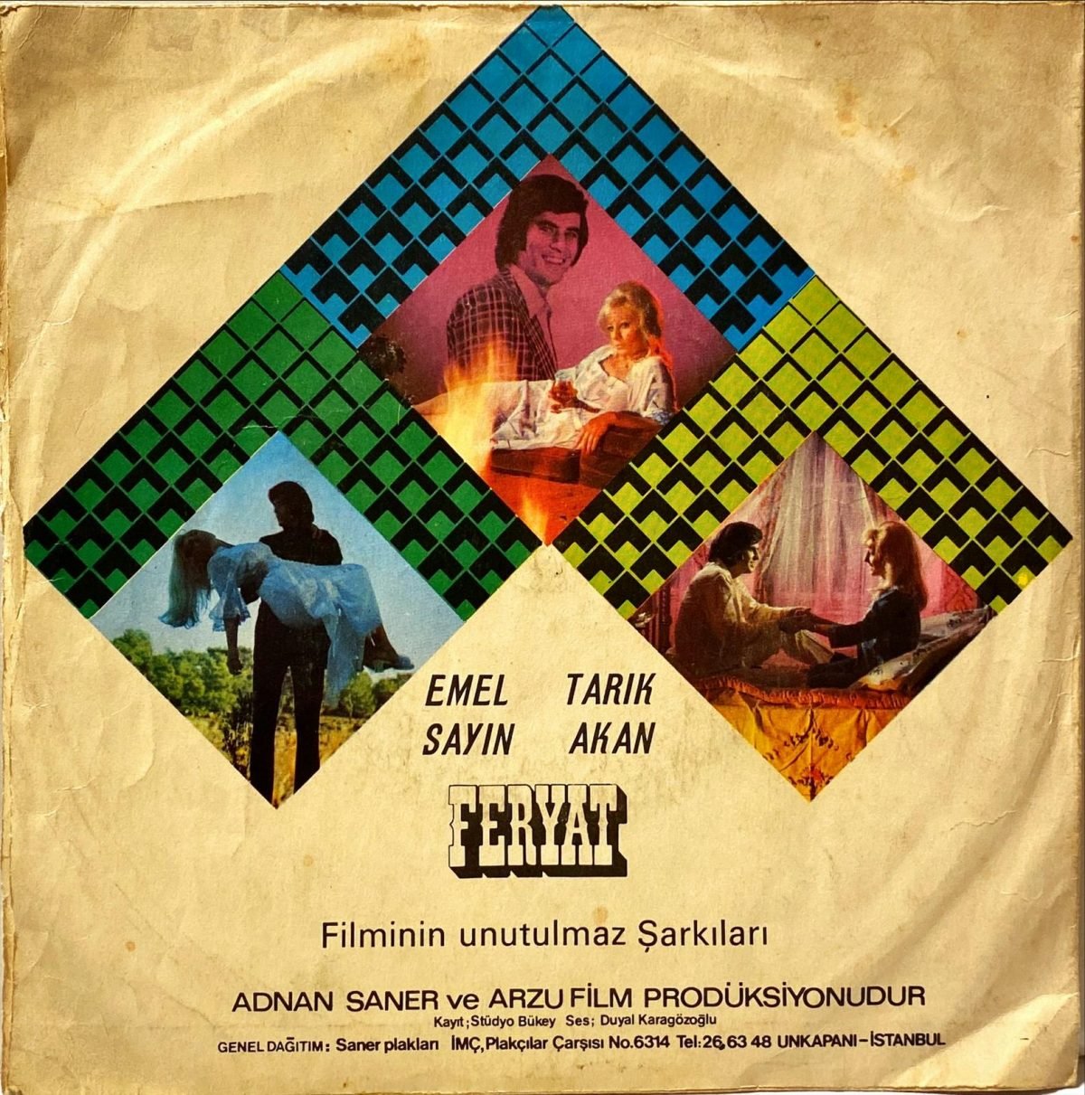 Emel Sayın ‎– Feryat / Beyaz Gül 45'lik Plak - Görsel 2
