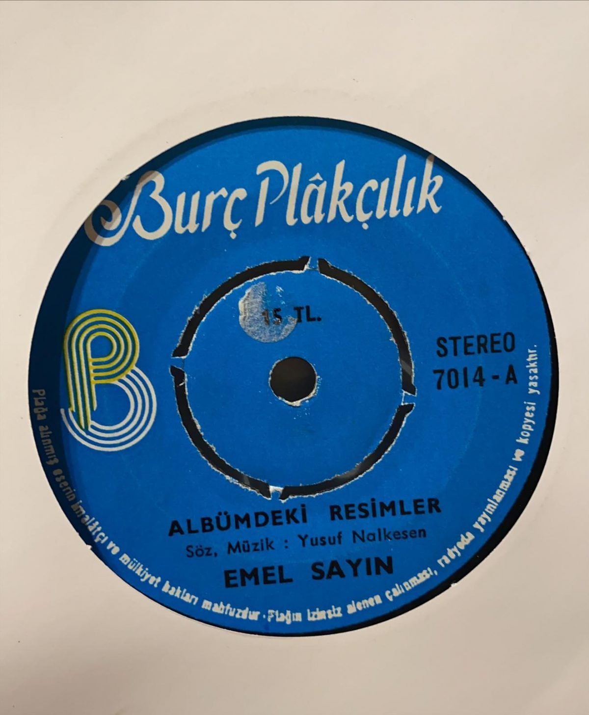 Emel Sayın ‎– Albümdeki Resimler / Göreceksin 45'lik Plak - Görsel 3