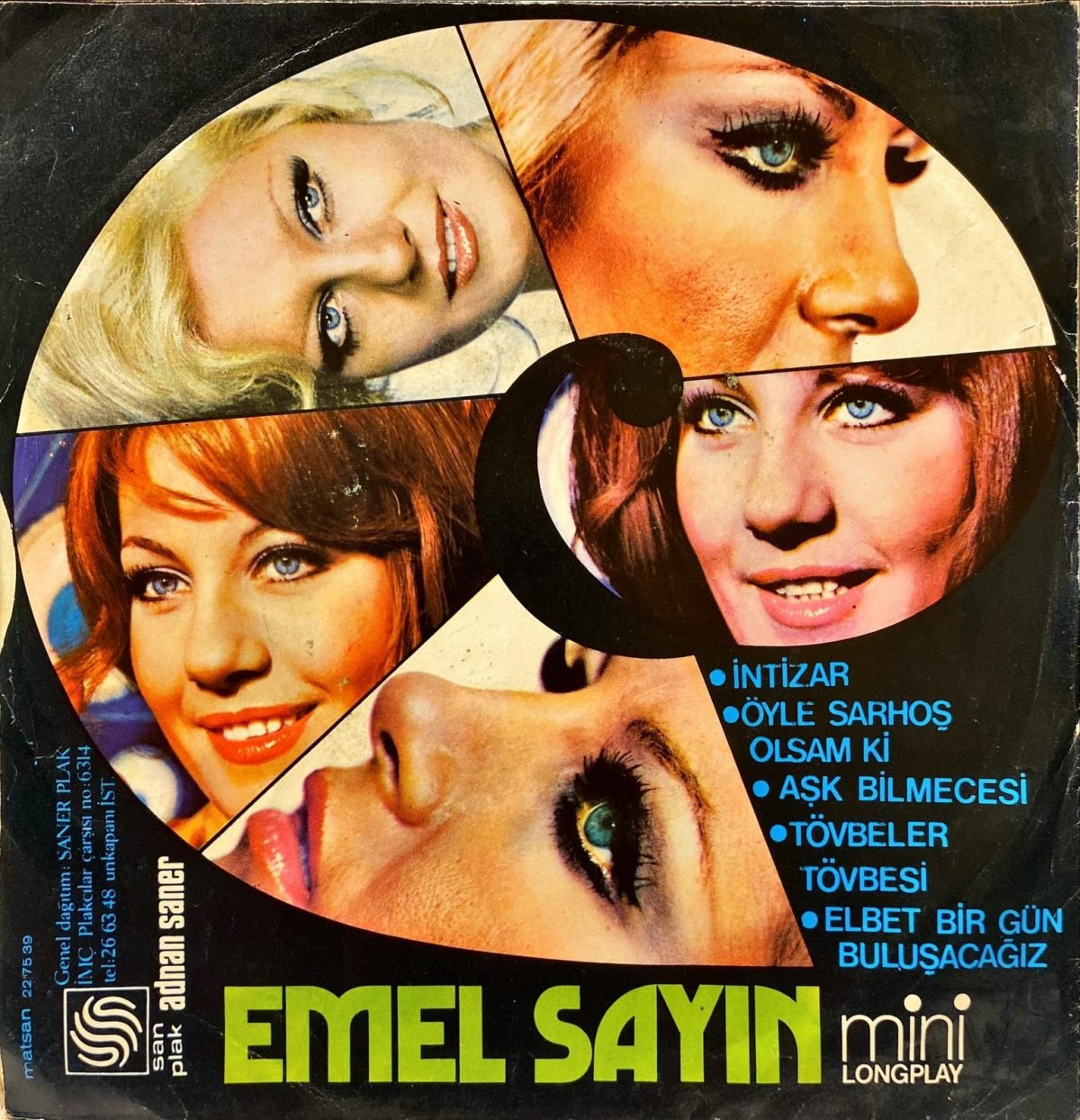 Emel Sayın ‎– Öyle Sarhoş Olsam ki / Elbet Bir Gün Buluşacağız 45'lik Mini LP Plak - Görsel 2