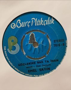 Emel Sayın ‎– Kemancı / Gözlerime Bak Ta İnan 45'lik Plak - Görsel 4