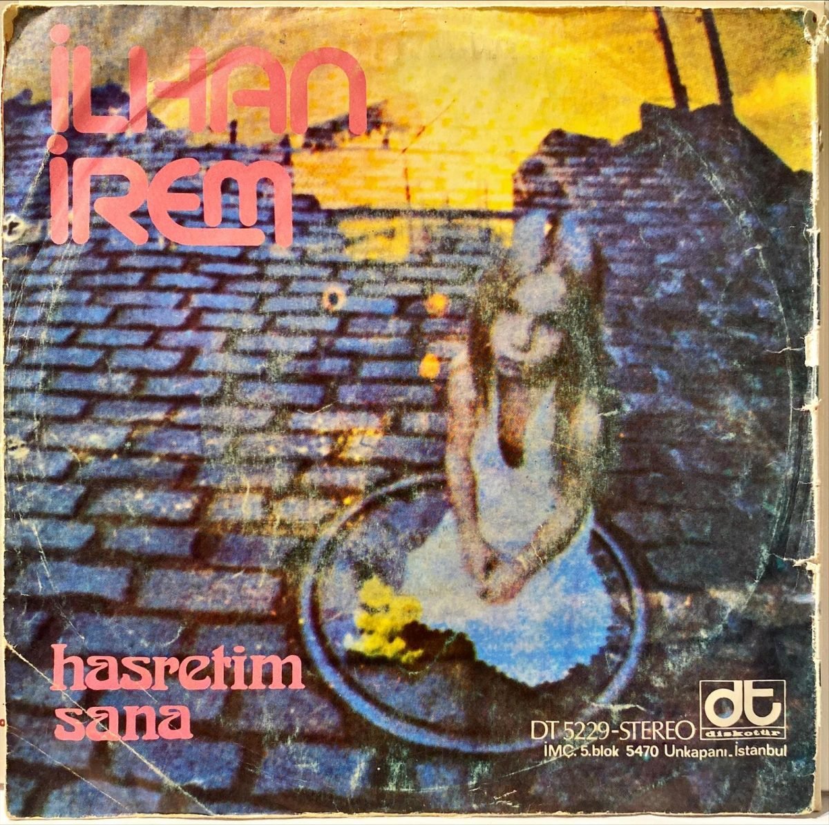 İlhan İrem ‎– Bir Varmış Bir Yokmuş 45'lik Plak - Görsel 4