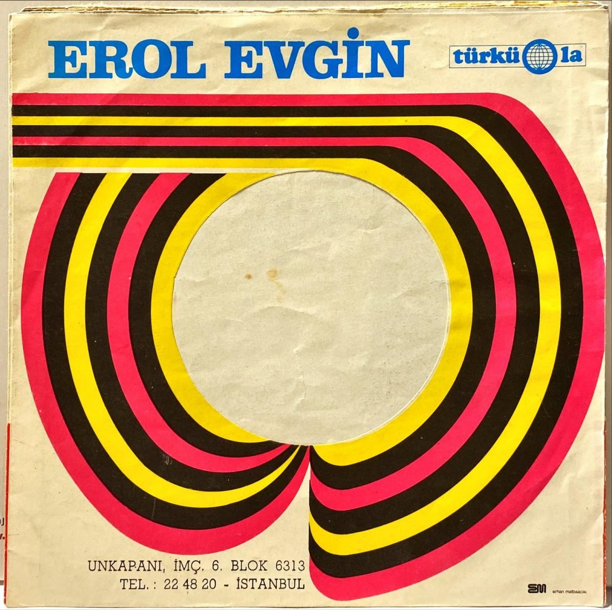 Erol Evgin ‎– Bir Yıldız Doğdu Yüceden 45'lik Plak - Görsel 4