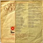 Erol Evgin ‎– Aldım Başımı Gidiyorum / Kader Utansın 45'lik Plak - Görsel 2