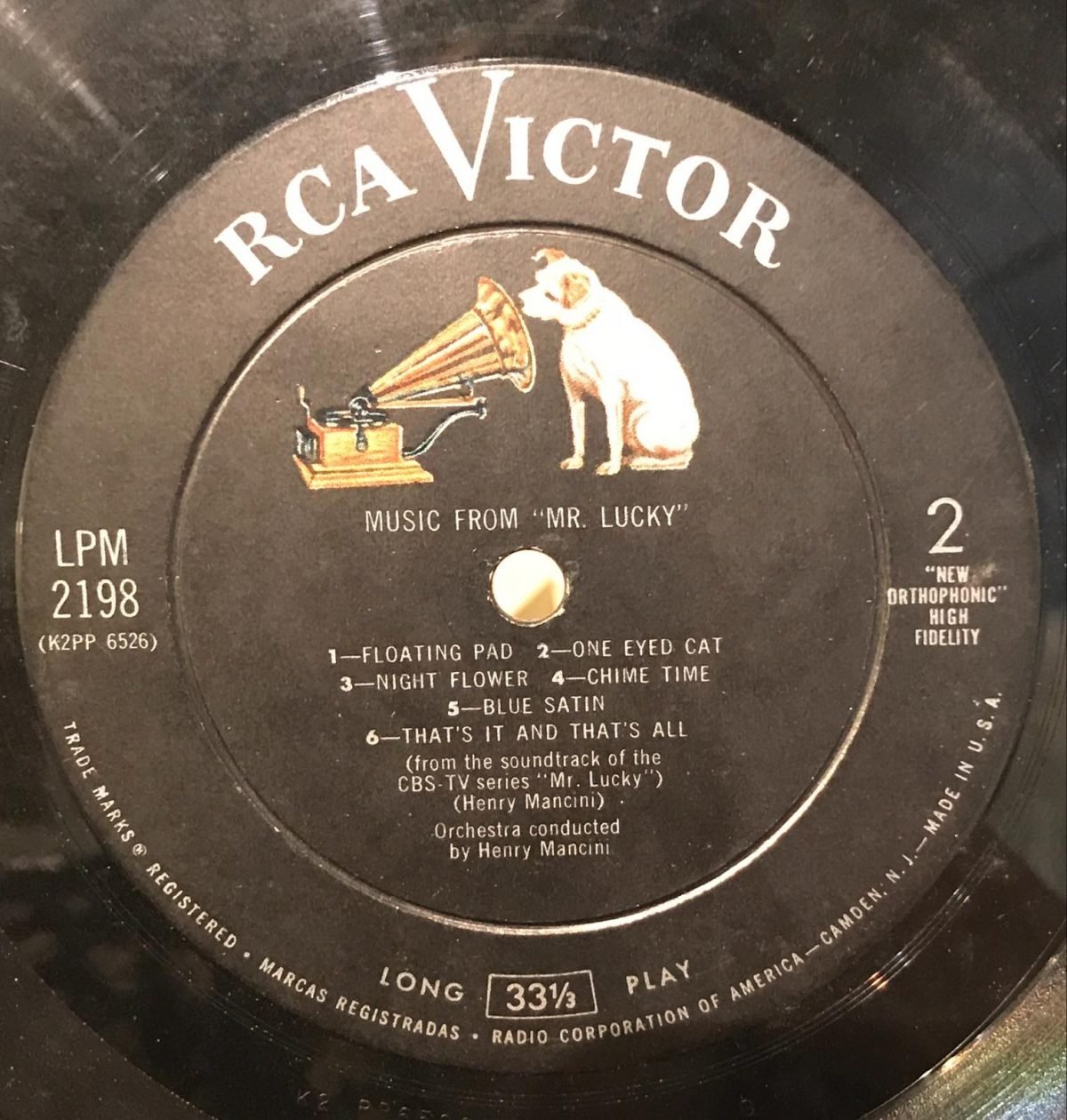 Henry Mancini ‎– Music From "Mr. Lucky" LP Plak - Görsel 2
