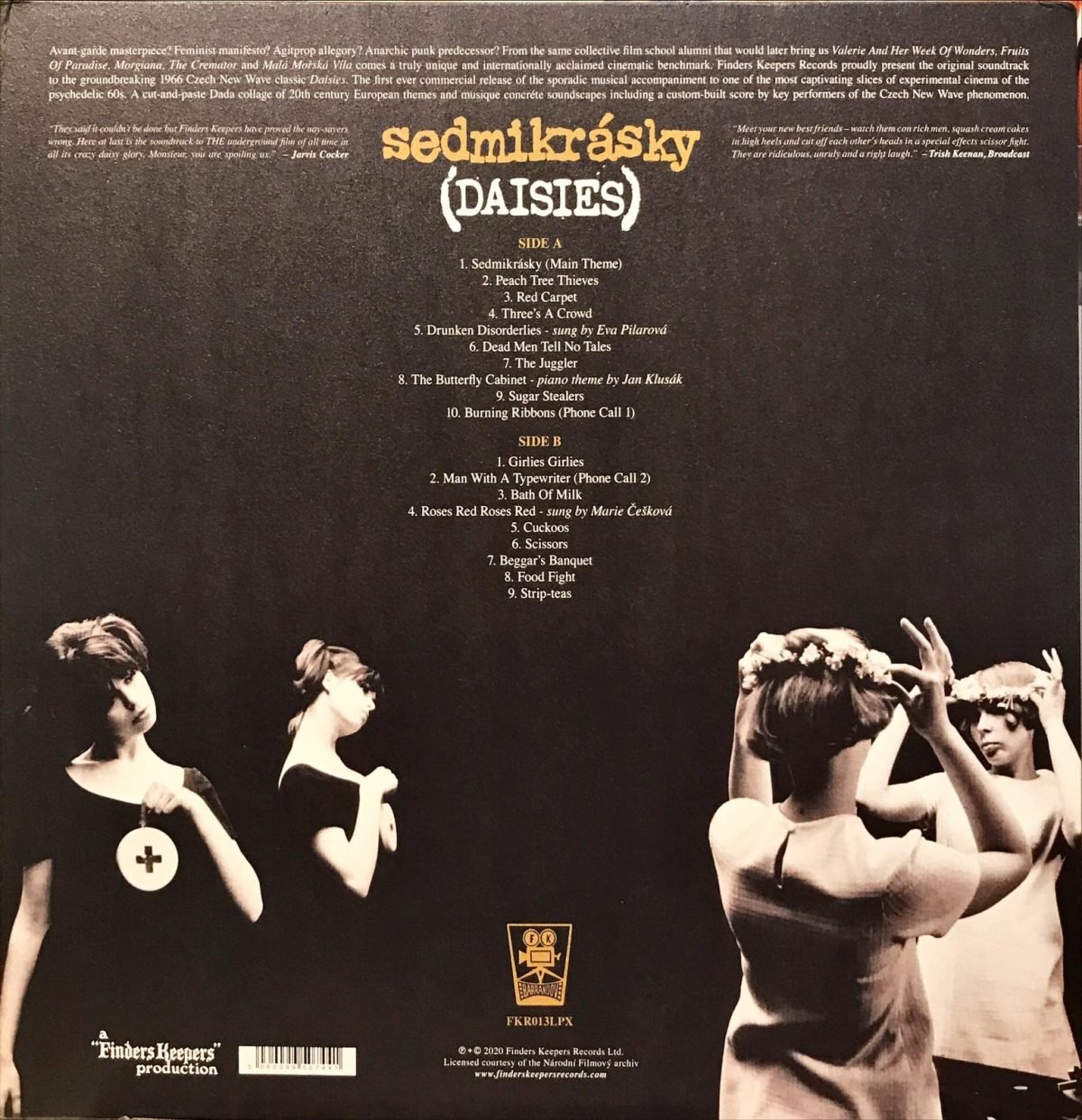 Sedmikrásky - Daisies LP Plak Soundtrack (1966) - Görsel 2