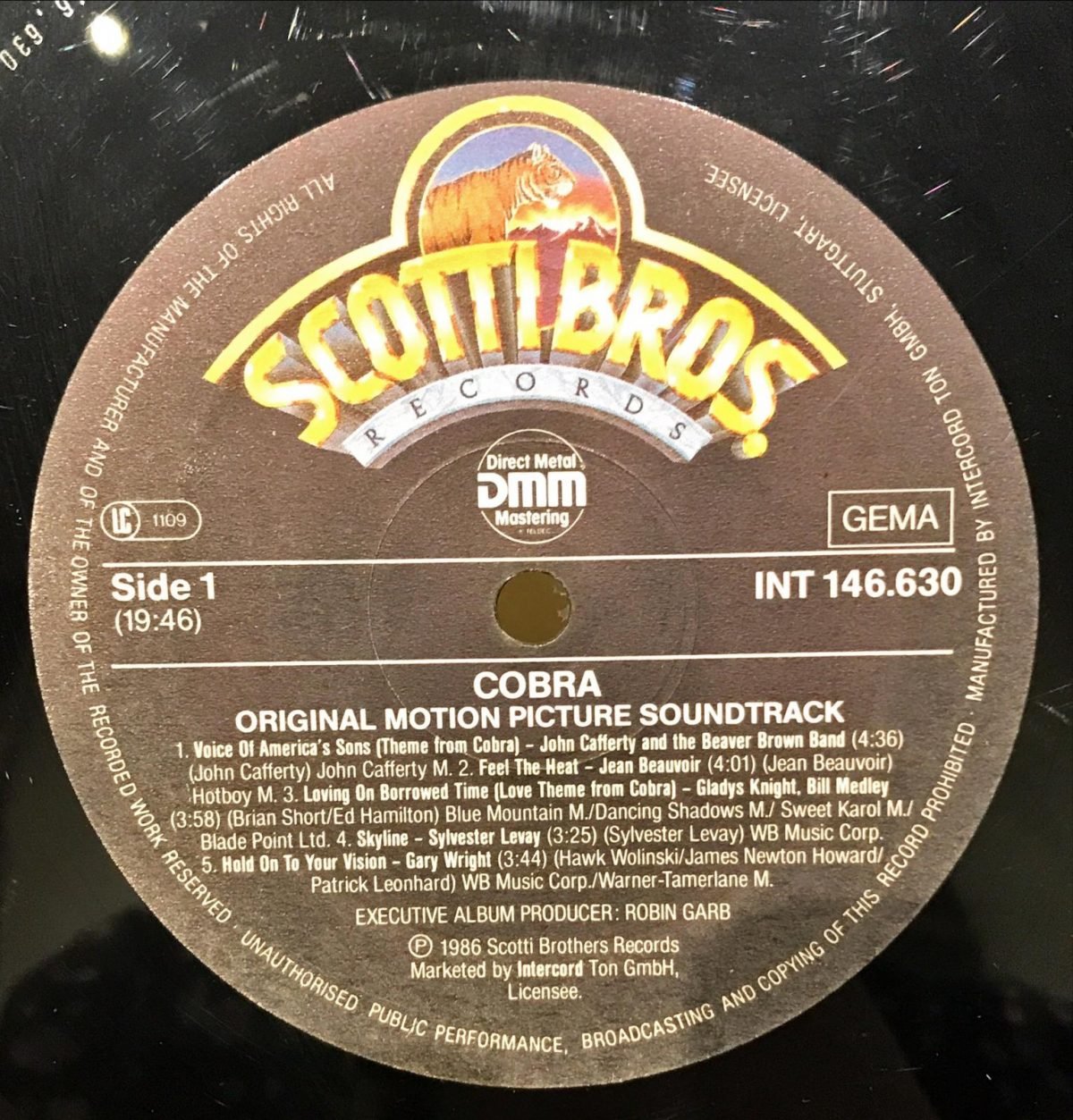 Cobra (Original Motion Picture Soundtrack) LP Plak - Görsel 2