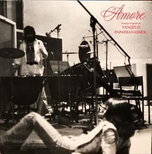 Vangelis Papathanassiou ‎– Amore Soundtrack LP Renkli Plak + Film Afişi