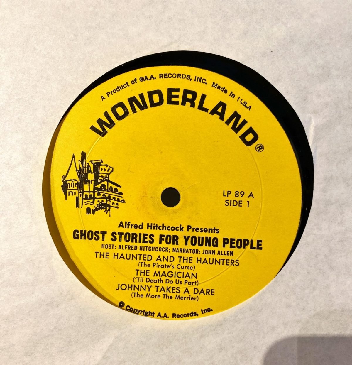 Alfred Hitchcock ‎– Ghost Stories For Young People LP Plak - Görsel 3