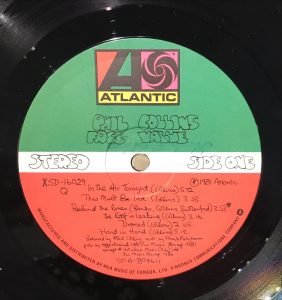 Phil Collins ‎– Face Value LP Plak - Görsel 2