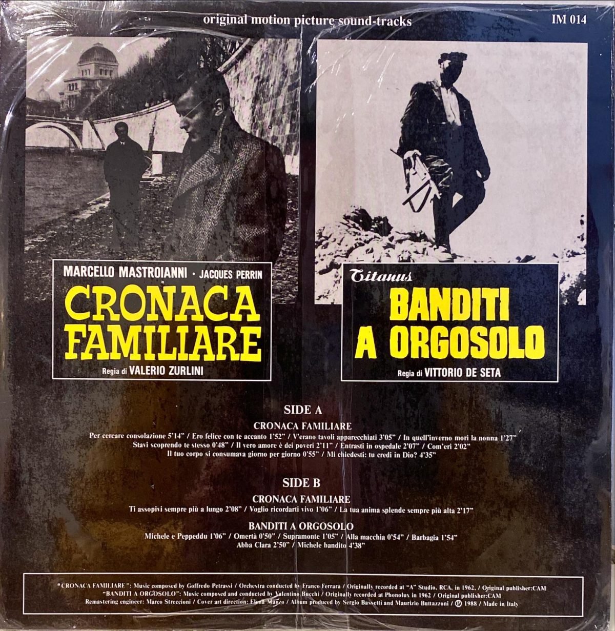 Goffredo Petrassi / Valentino Bucchi ‎– Cronaca Familiare / Banditi A Orgosolo LP Plak - Görsel 3