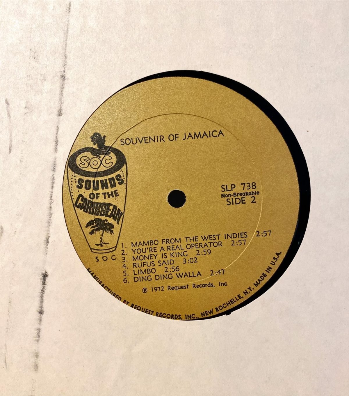 Souvenir Of Jamaica LP Plak - Görsel 3