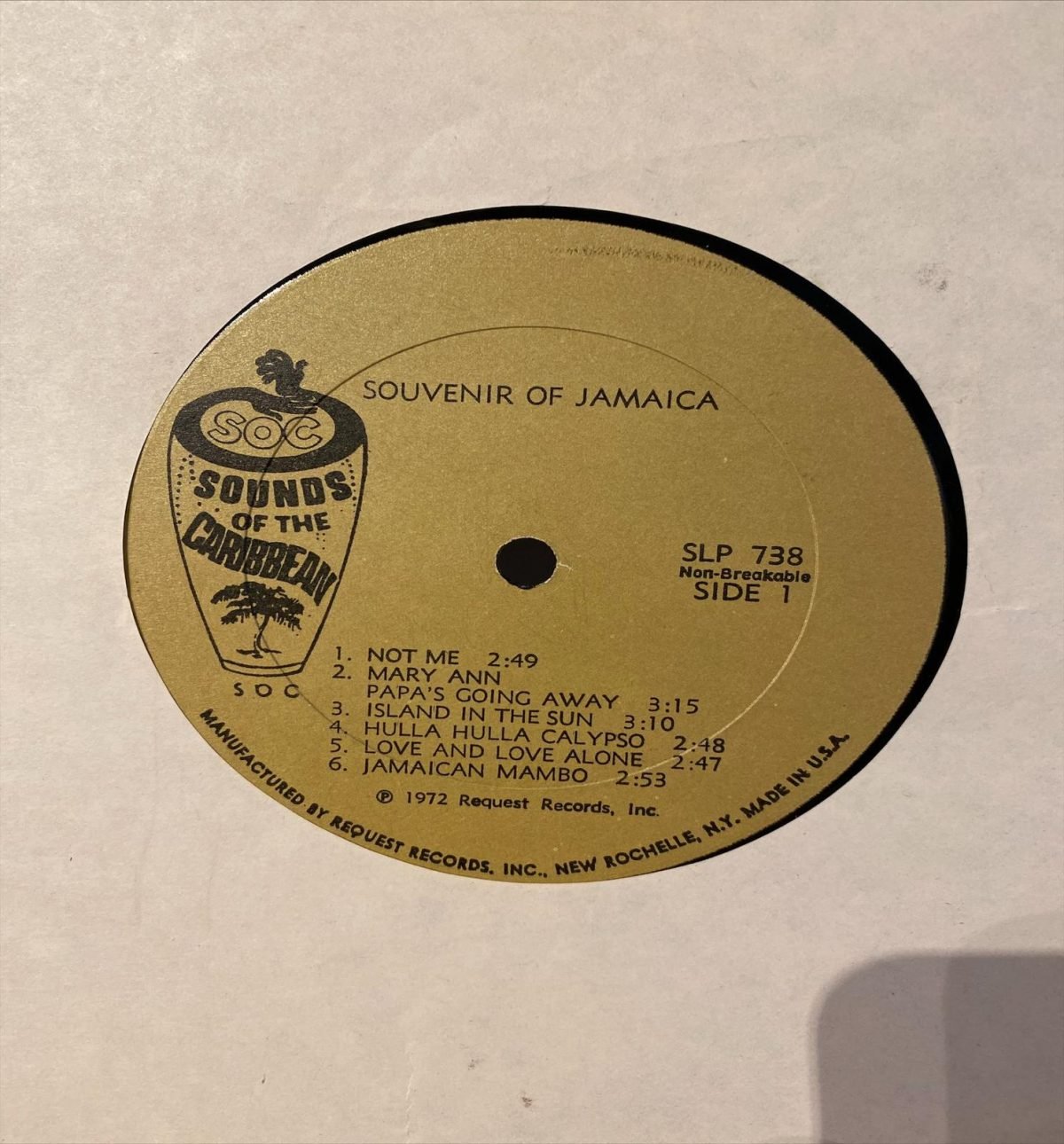 Souvenir Of Jamaica LP Plak - Görsel 4