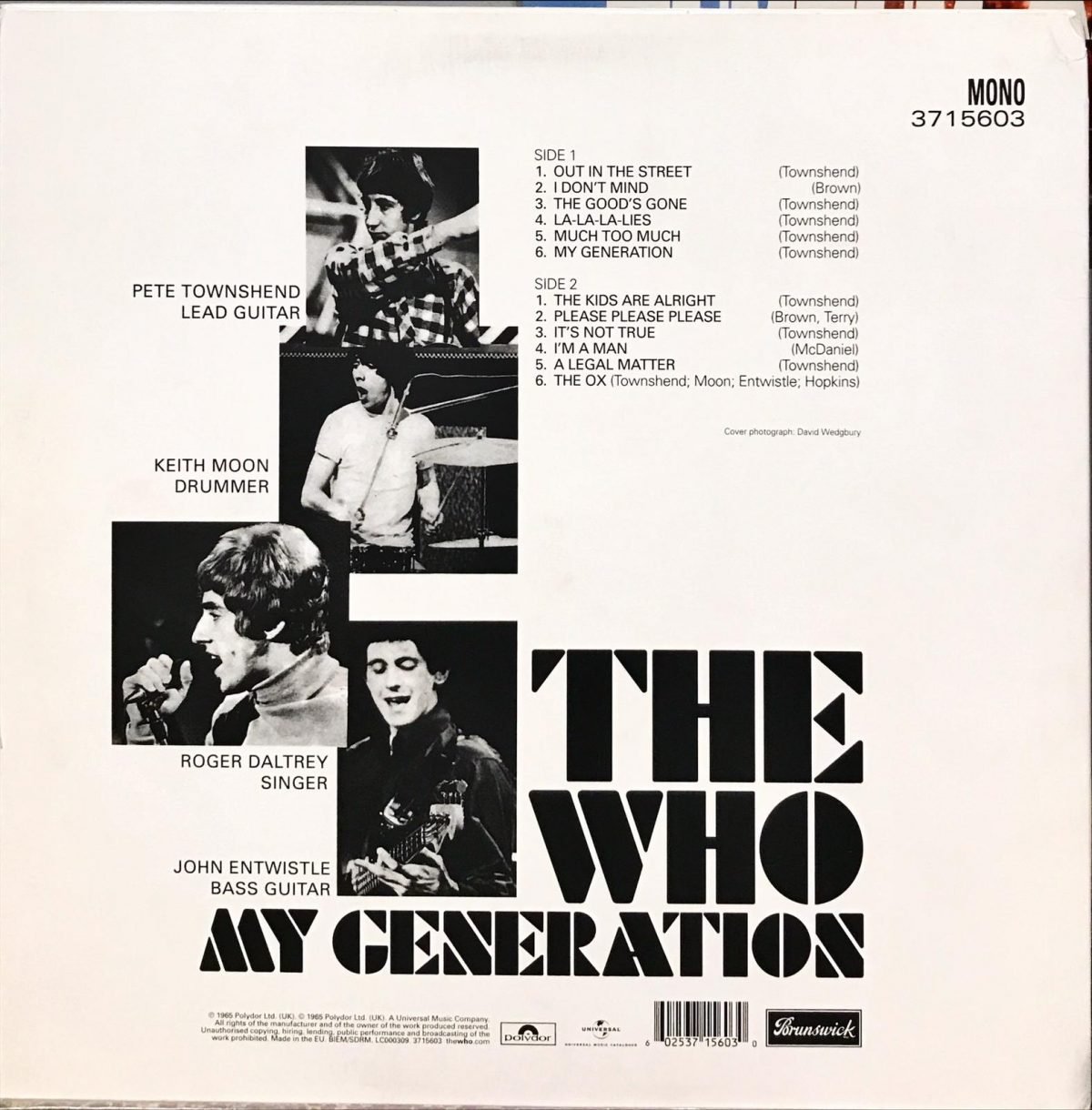 The Who ‎– My Generation LP Plak - Görsel 2