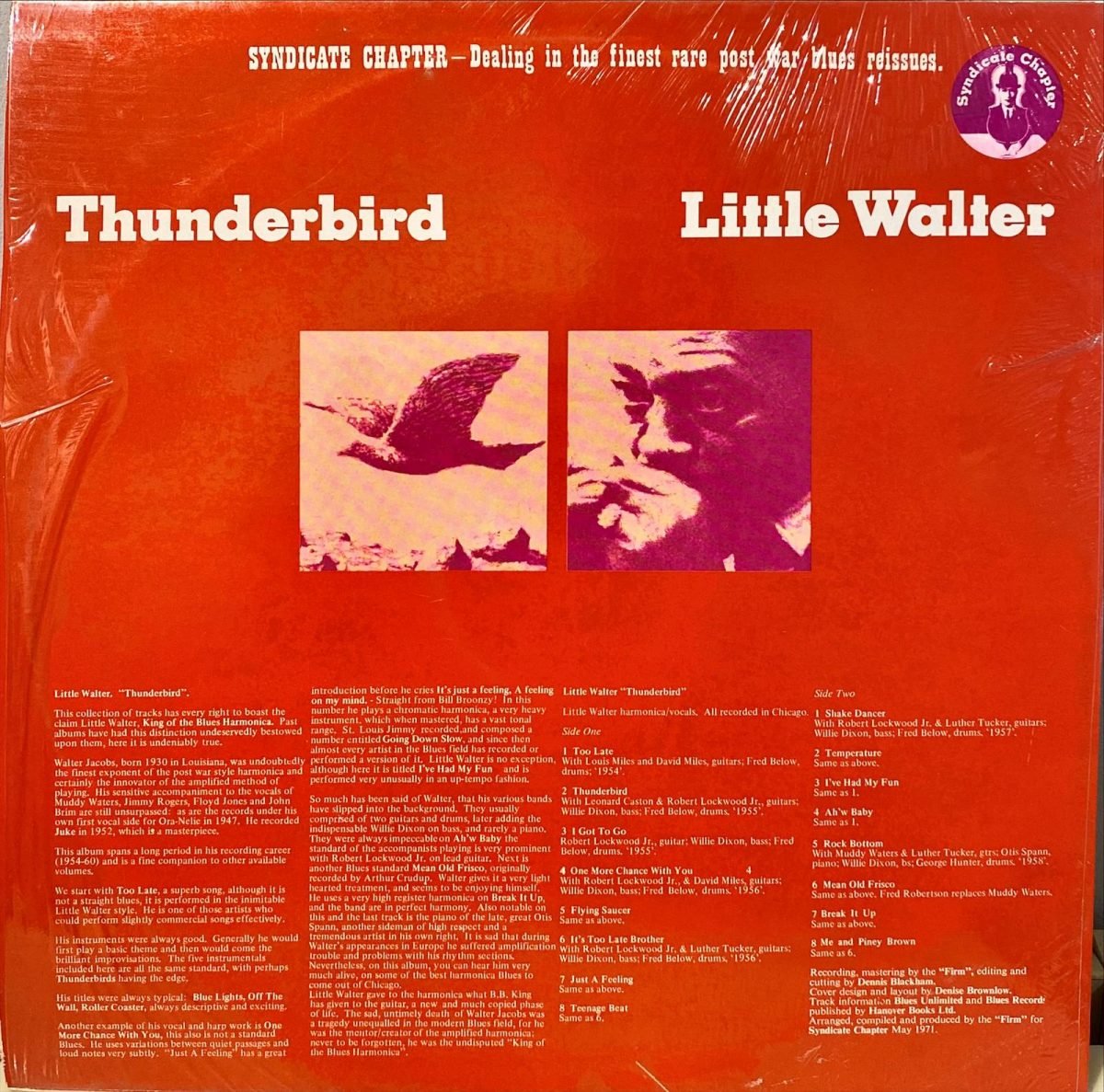 Little Walter ‎– Thunderbird LP Plak - Görsel 2