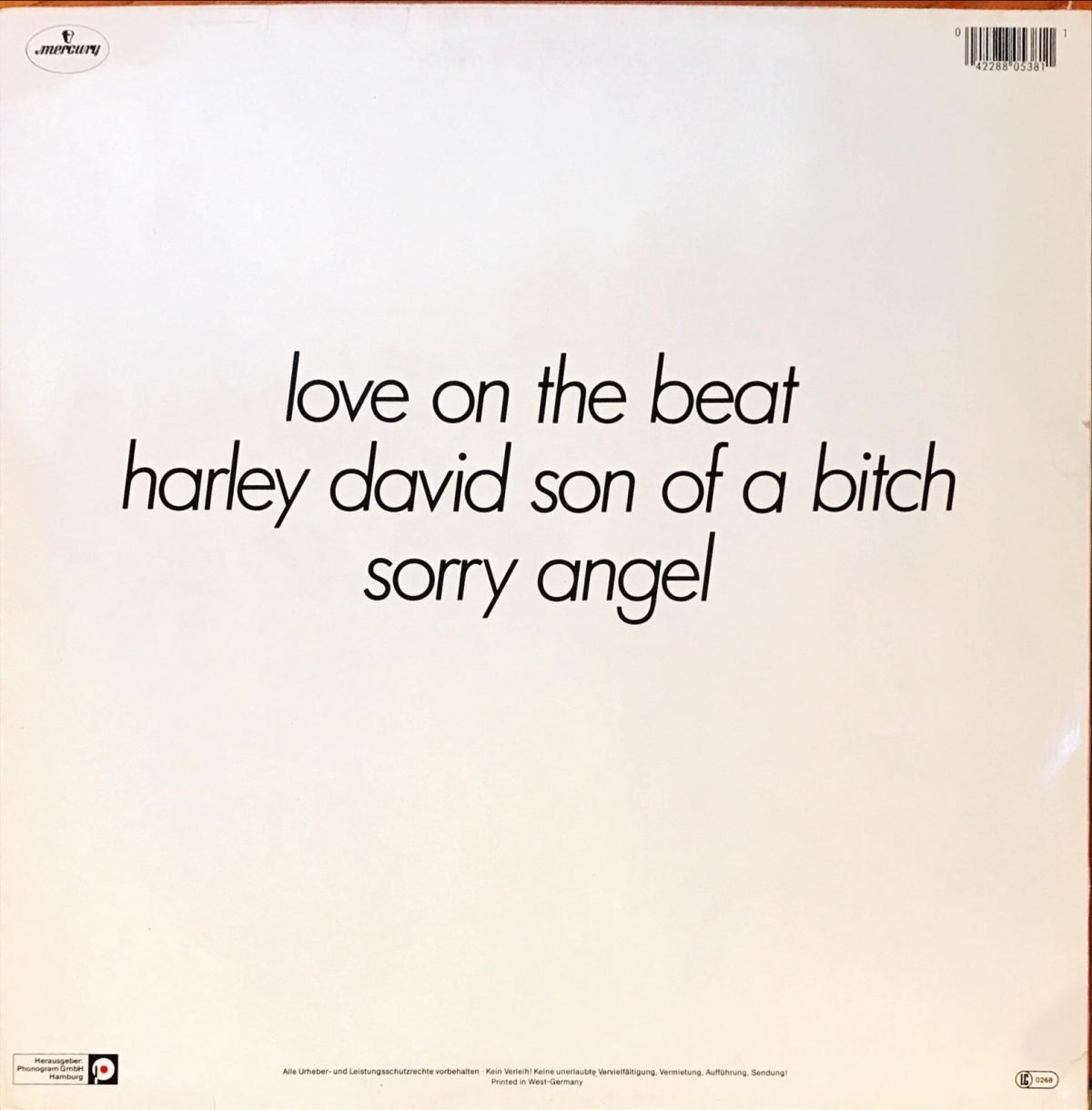 Gainsbourg ‎– Love On The Beat 12” Maxi Single Plak - Görsel 2