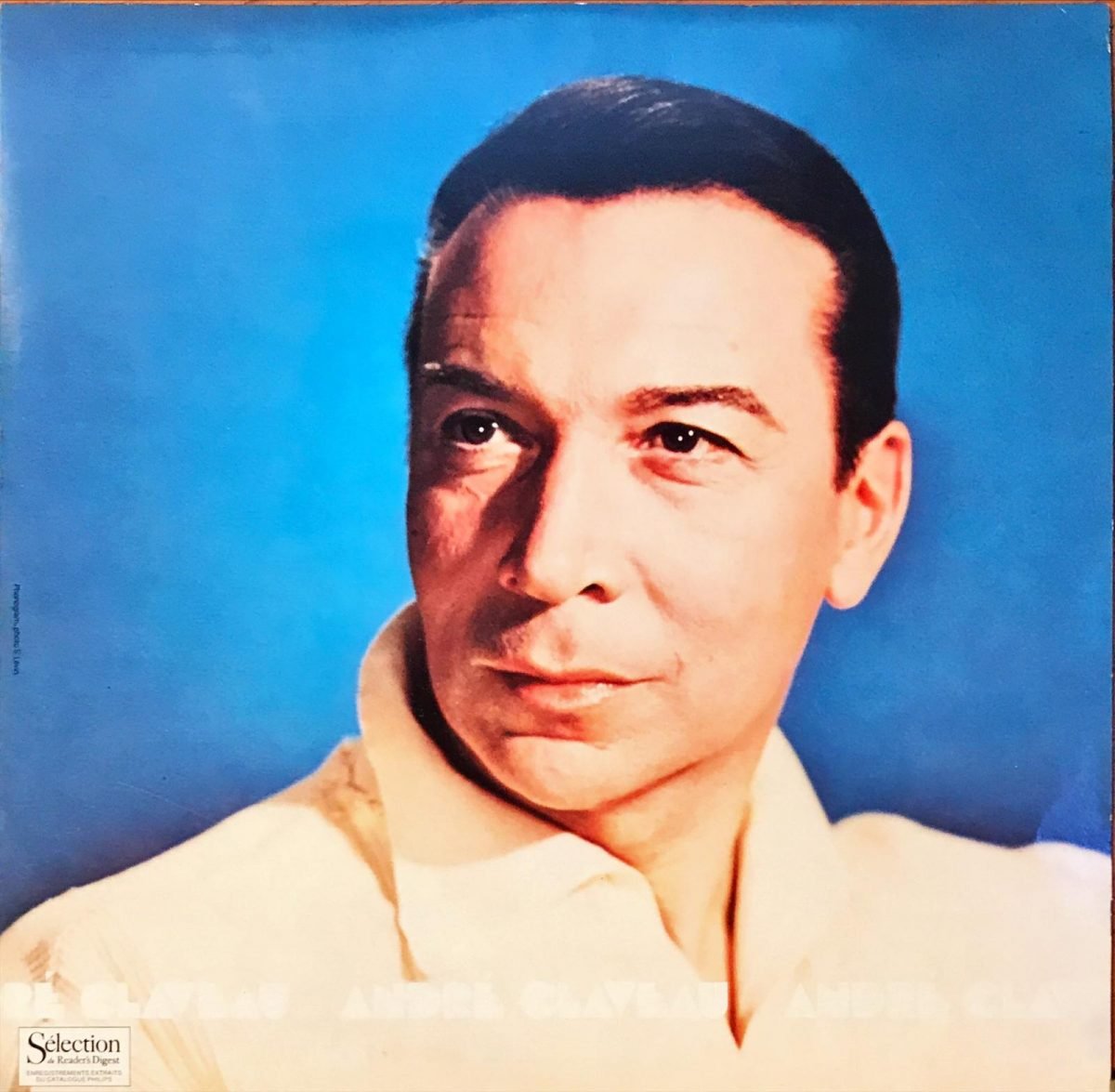 André Claveau / Catherine Sauvage - Les grands de la chanson vol. 8 LP Plak - Görsel 2