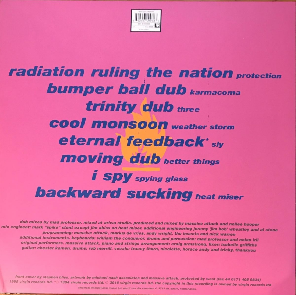 Massive Attack V Mad Professor ‎– No Protection LP Plak - Görsel 3