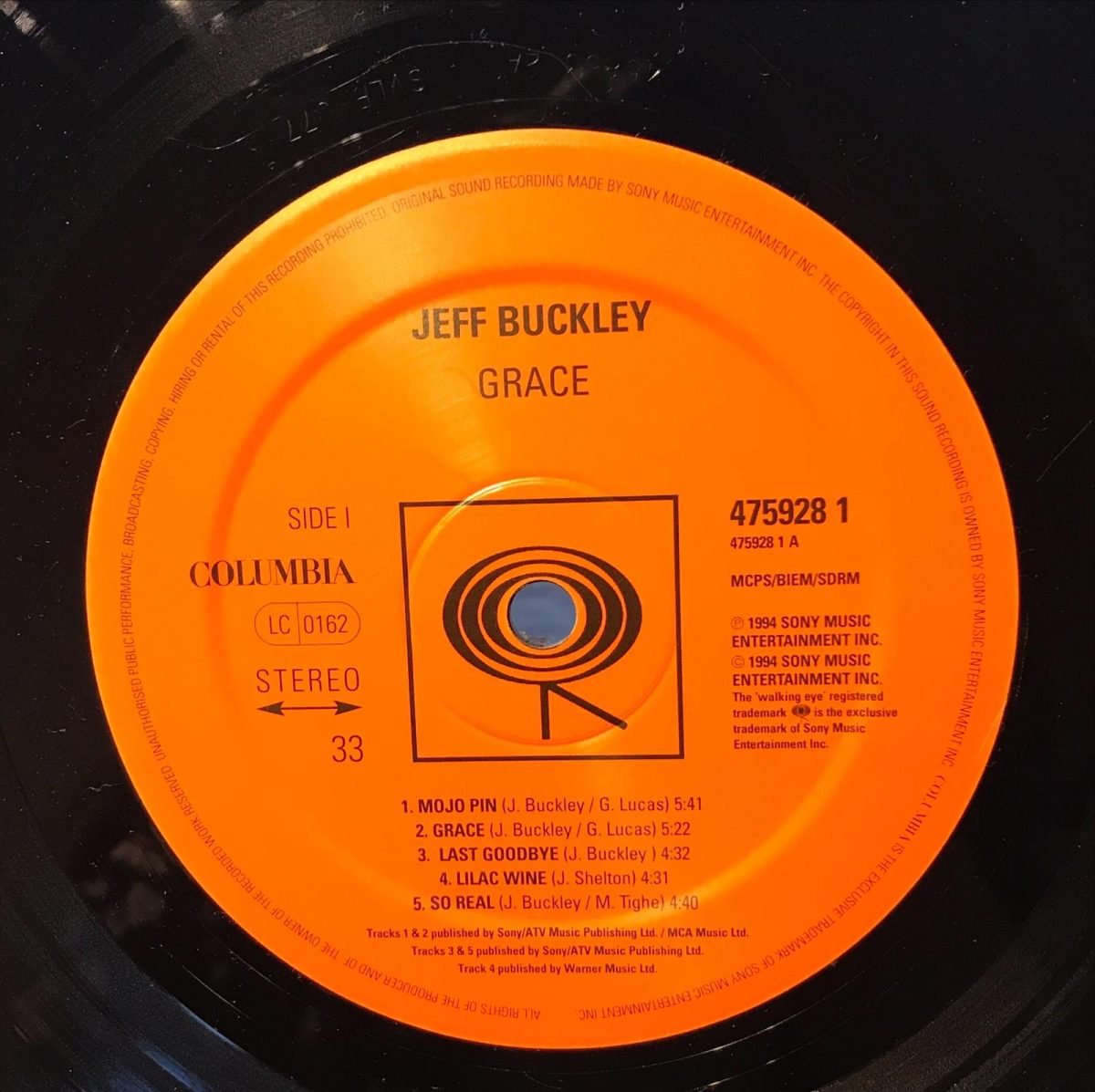 Jeff Buckley ‎– Grace LP Plak - Görsel 2
