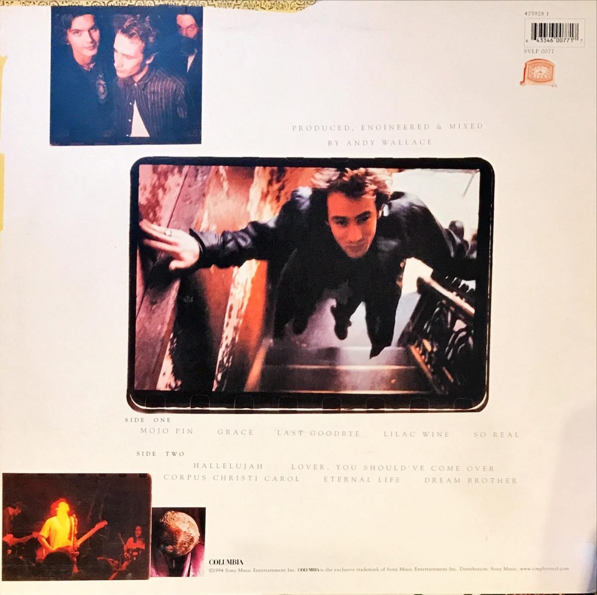 Jeff Buckley ‎– Grace LP Plak - Görsel 3