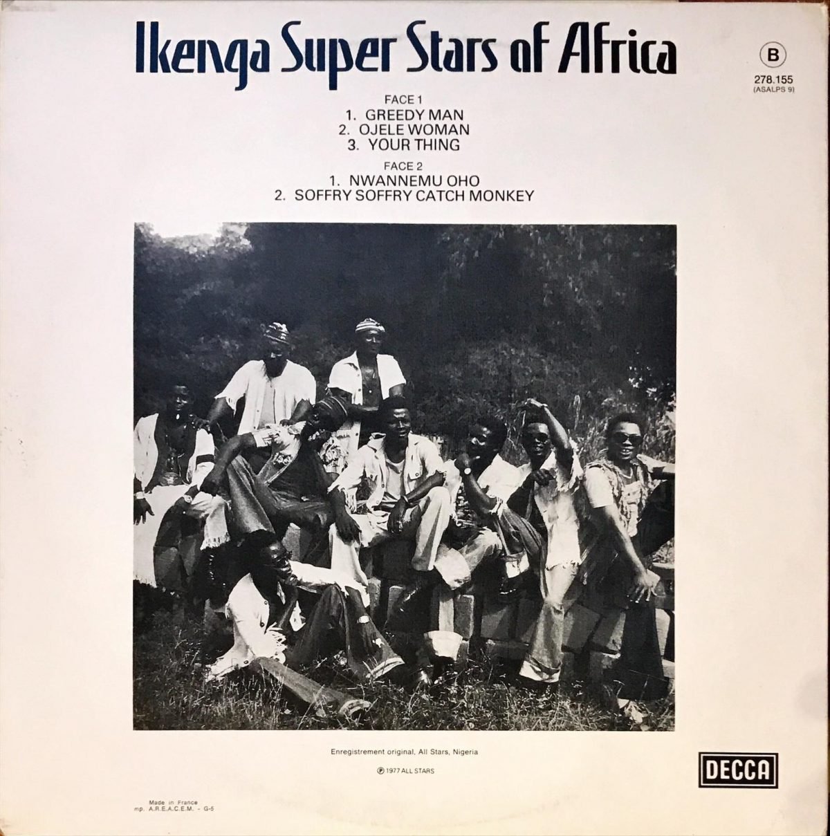 Ikenga Super Stars Of Africa LP Plak - Görsel 2