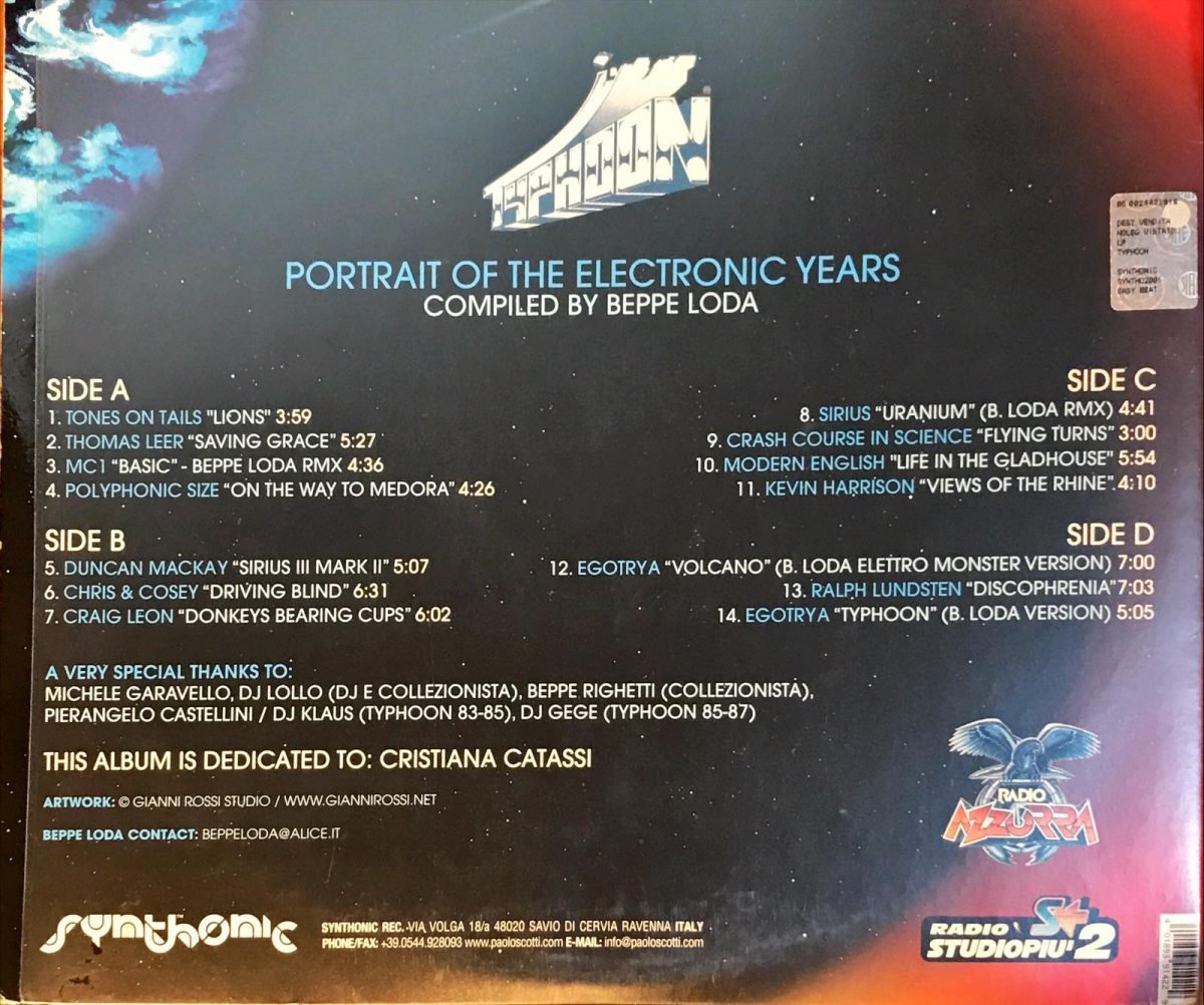 Typhoon - Portrait Of The Electronic Years 2xLP Plak - Görsel 2