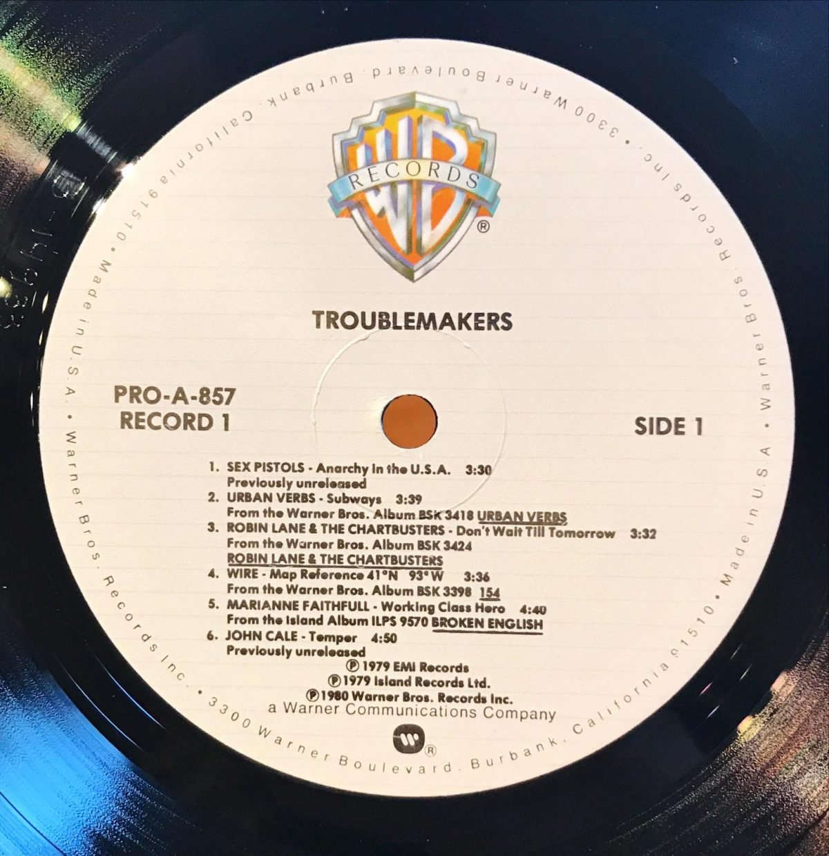 Troublemakers - Punk & Post Punk Compilation 2LP Plak - Görsel 3
