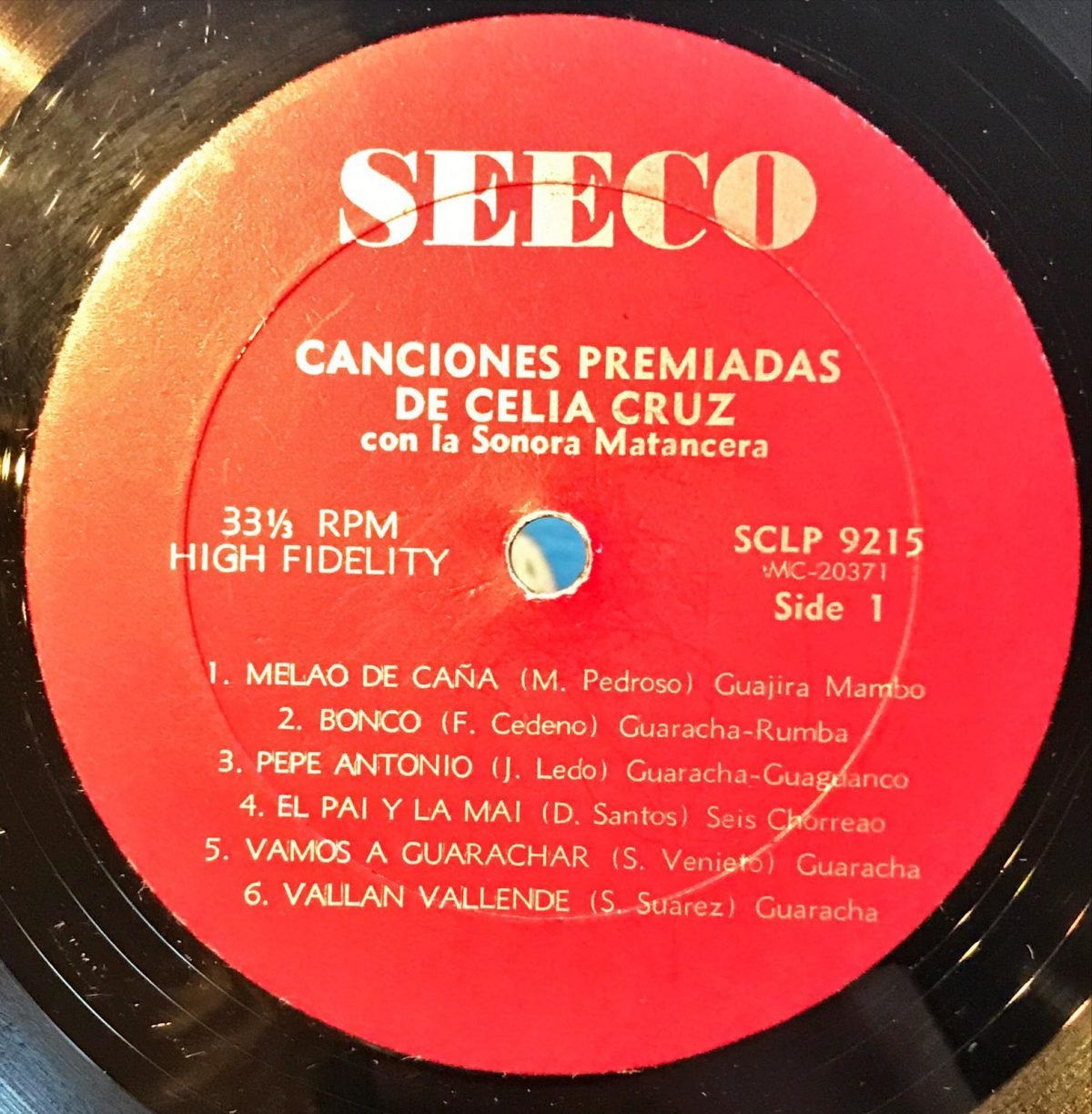 Celia Cruz ‎– Canciones Premiadas LP Plak - Görsel 3