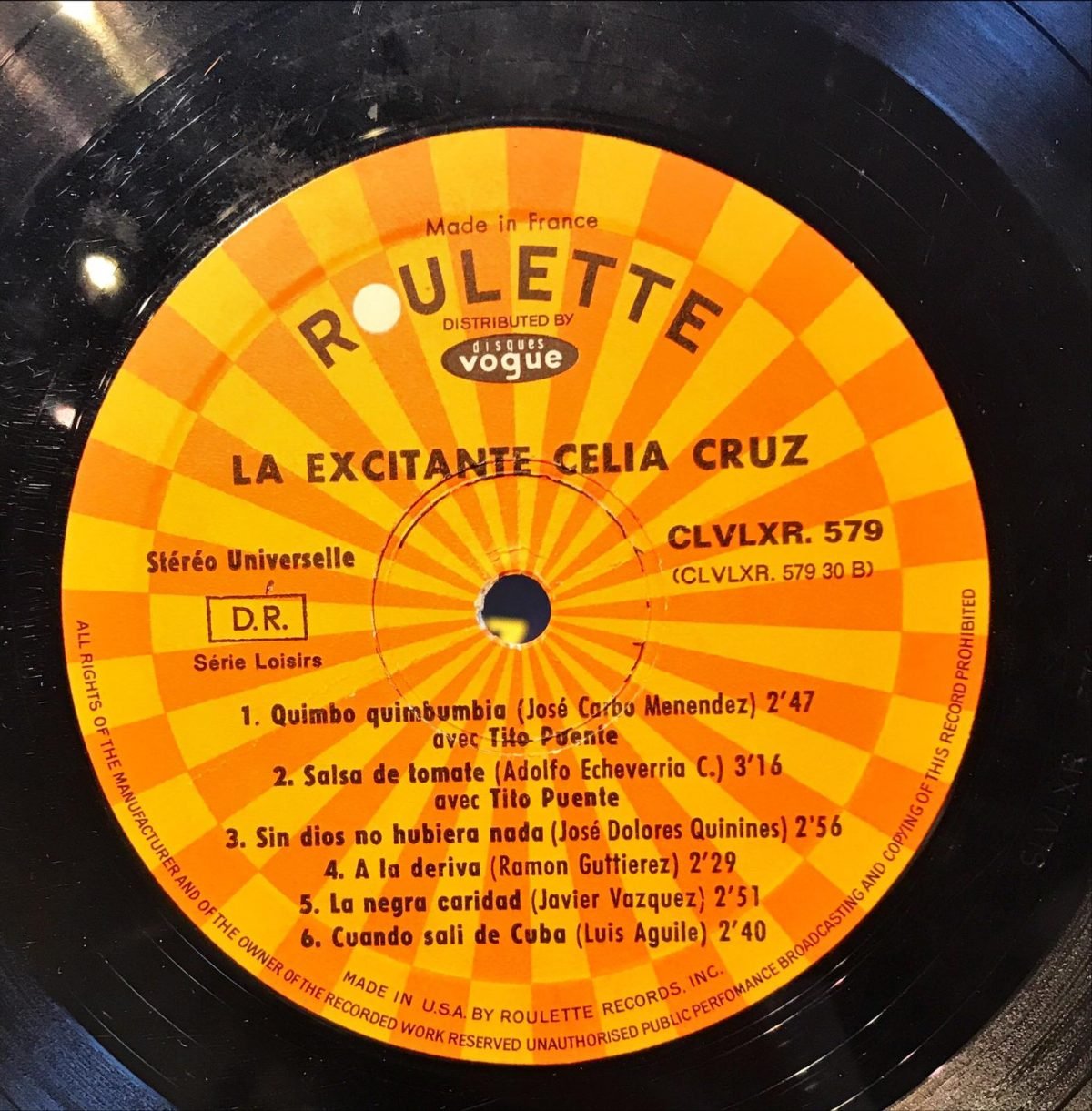 Celia Cruz ‎– La Excitante LP Plak - Görsel 3