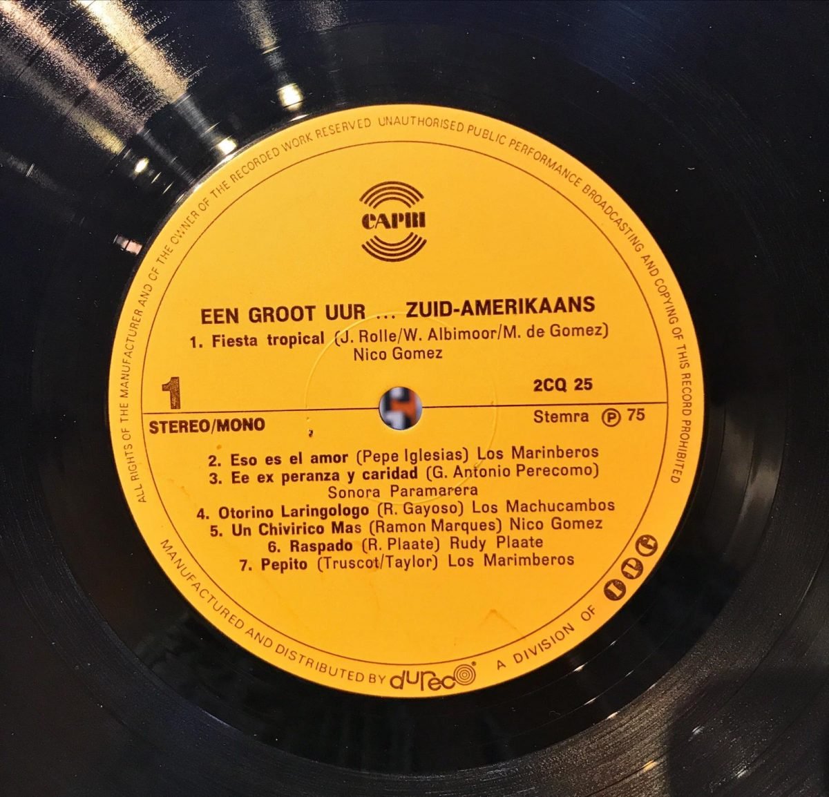 A Great Hour of South America - 2xLP Latin Müziği Toplama Plak - Görsel 2