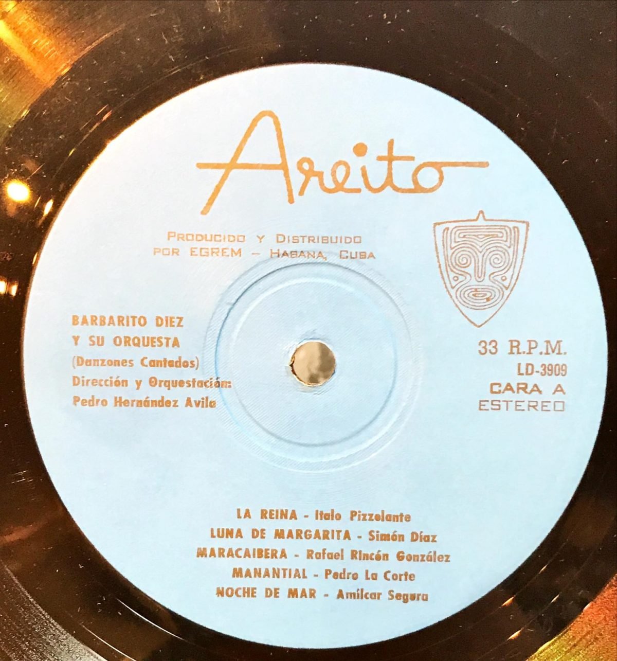 Barbarito Diez Y Su Orquesta ‎– Barbarito Diez LP Plak - Görsel 3