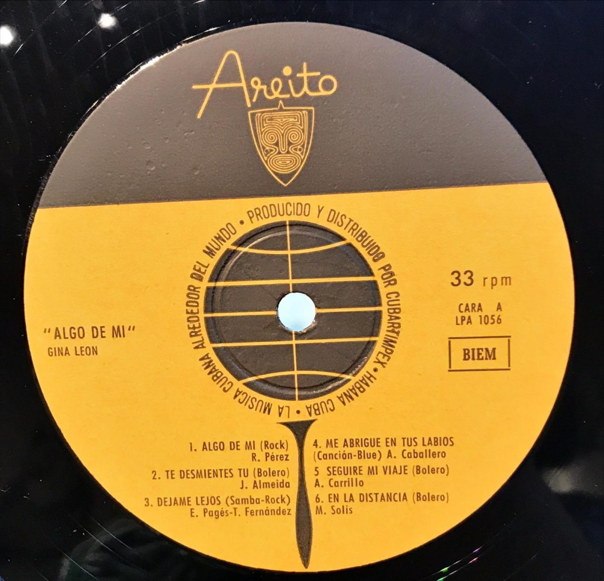 Gina Leon ‎– Algo De Mi LP Plak - Görsel 2