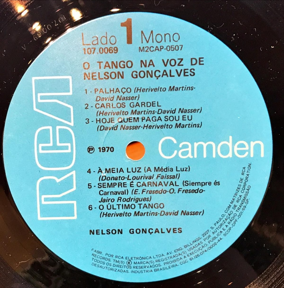 Nelson Gonçalves ‎– O Tango LP Plak - Görsel 3