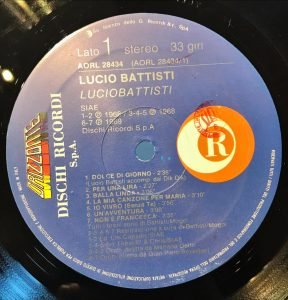 Lucio Battisti ‎– Lucio Battisti - 2LP Plak - Görsel 3