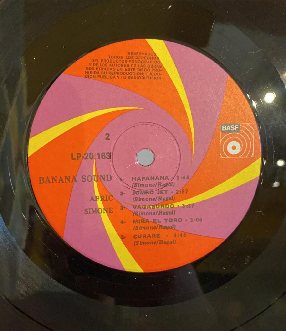 Afric Simone ‎– Banana Sound LP Plak - Görsel 3