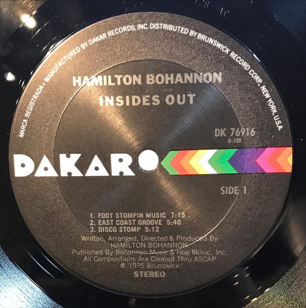 Bohannon ‎– Insides Out LP Plak - Görsel 2