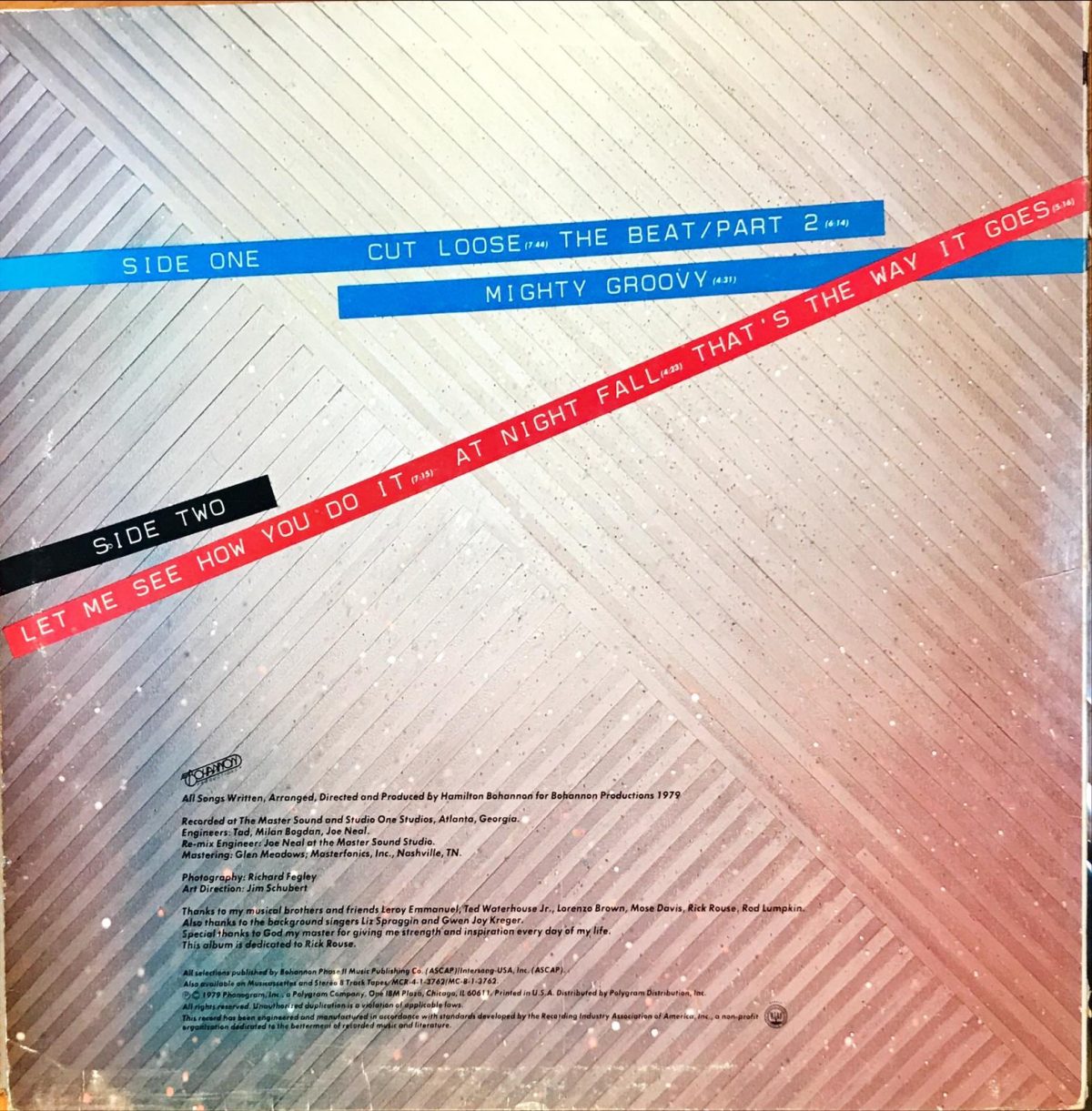 Hamilton Bohannon ‎– Cut Loose LP Plak - Görsel 2